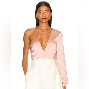 NWT NBD - Greer Bodysuit in Champagne (Pink)